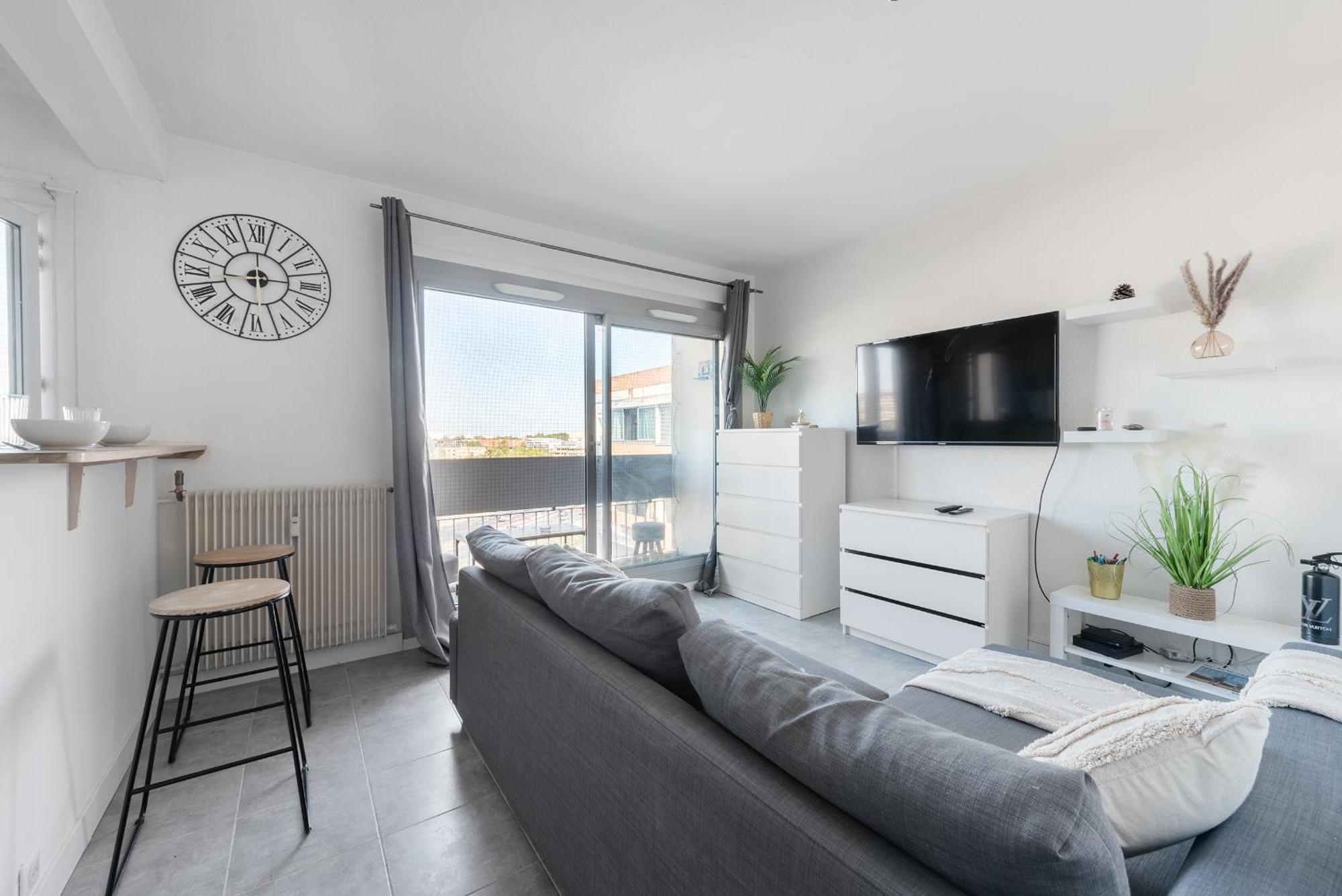툴루즈 Cosy T2, Terrasse Privee Et Parking 아파트 외부 사진